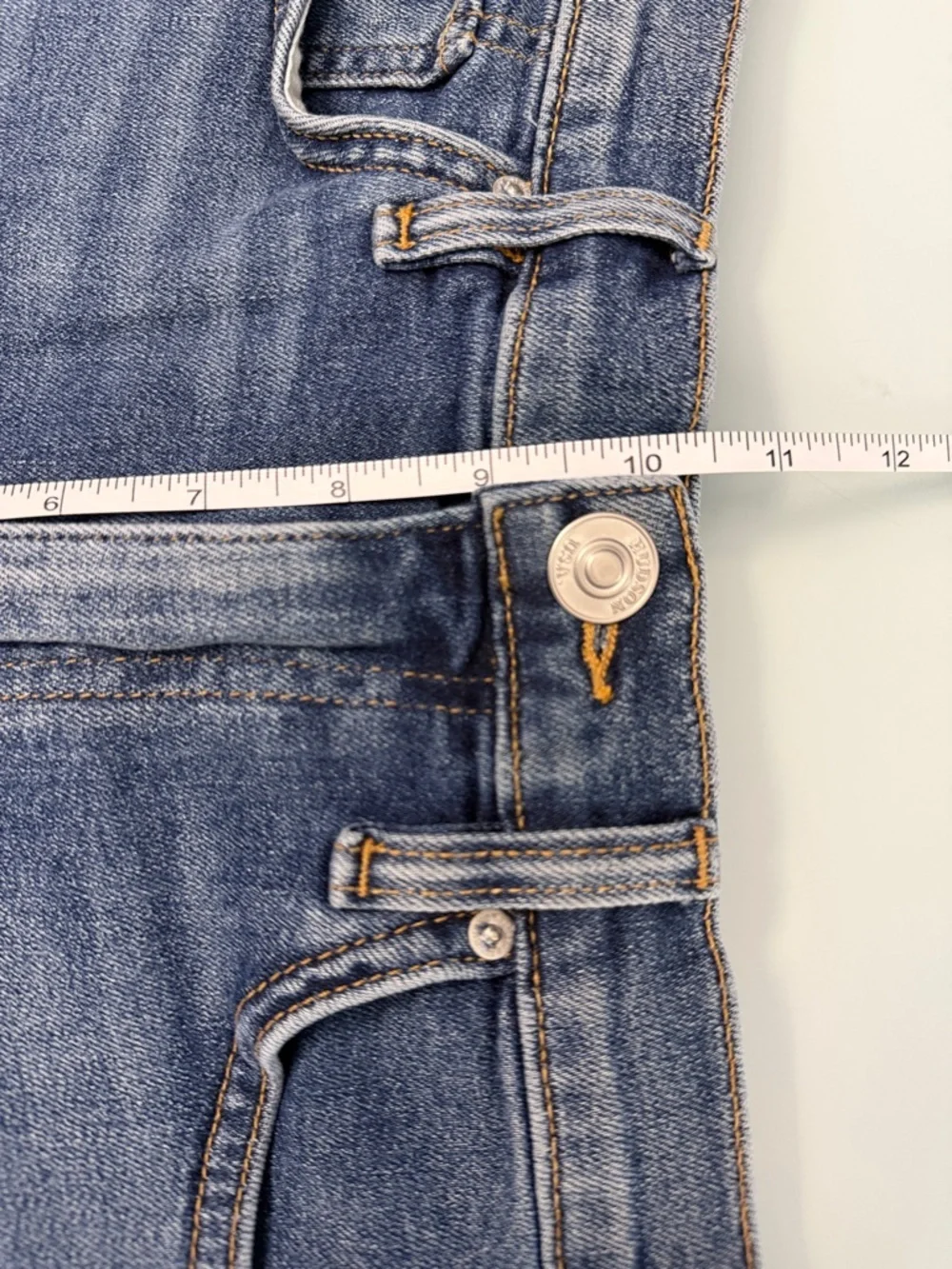 Hudson Devon Biker Denim Shorts